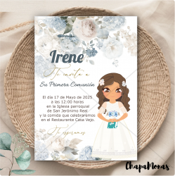 INVITACION PARA PRIMERA COMUNIN (Varios dibujos)