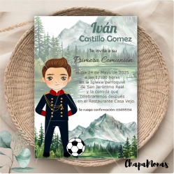 INVITACION PARA PRIMERA COMUNIN (Varios dibujos)