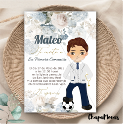 INVITACION PARA PRIMERA COMUNIN (Varios dibujos)