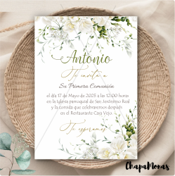 INVITACION PARA PRIMERA COMUNIN